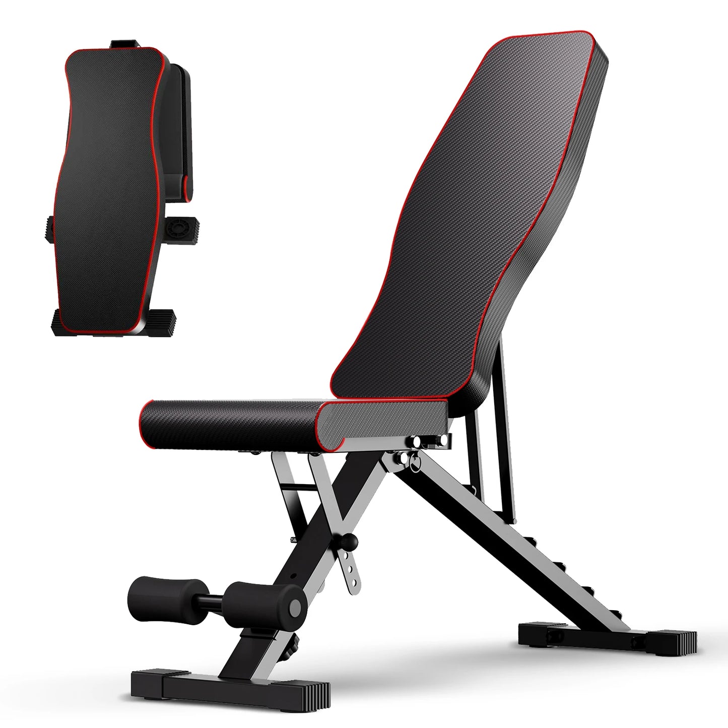 Adjustable Foldable Weight Bench – 660LBS Capacity, 72 Workout Angles for Home Gym