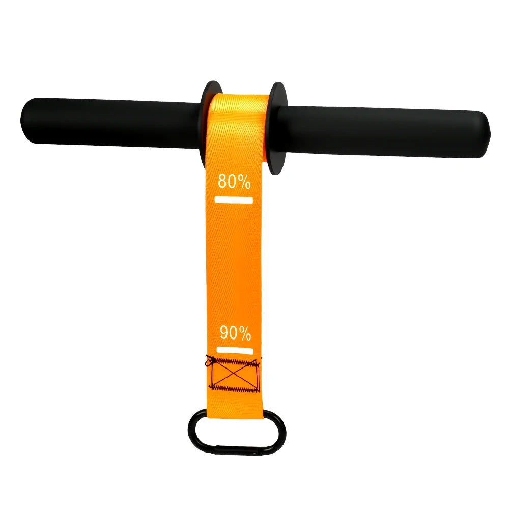 Wrist Roller Forearm Strength Trainer and Home gym 'barbell substitute' – Non-Slip Handle & Adjustable Belt