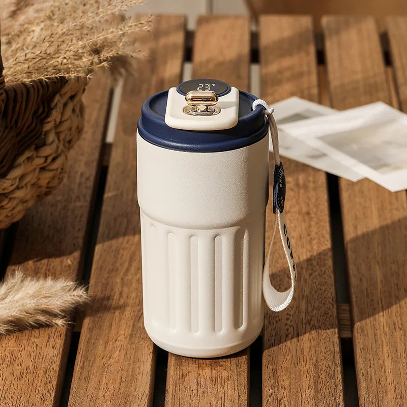 Smart Temperature Display Travel Tumbler – 15 oz