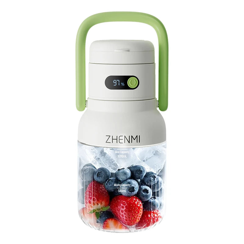 Holidays and Birthdays BPA-Free Cordless Rechargeable Blender Easy to Clean Portable - Handle for easy of carrying; Multiple Colors available
