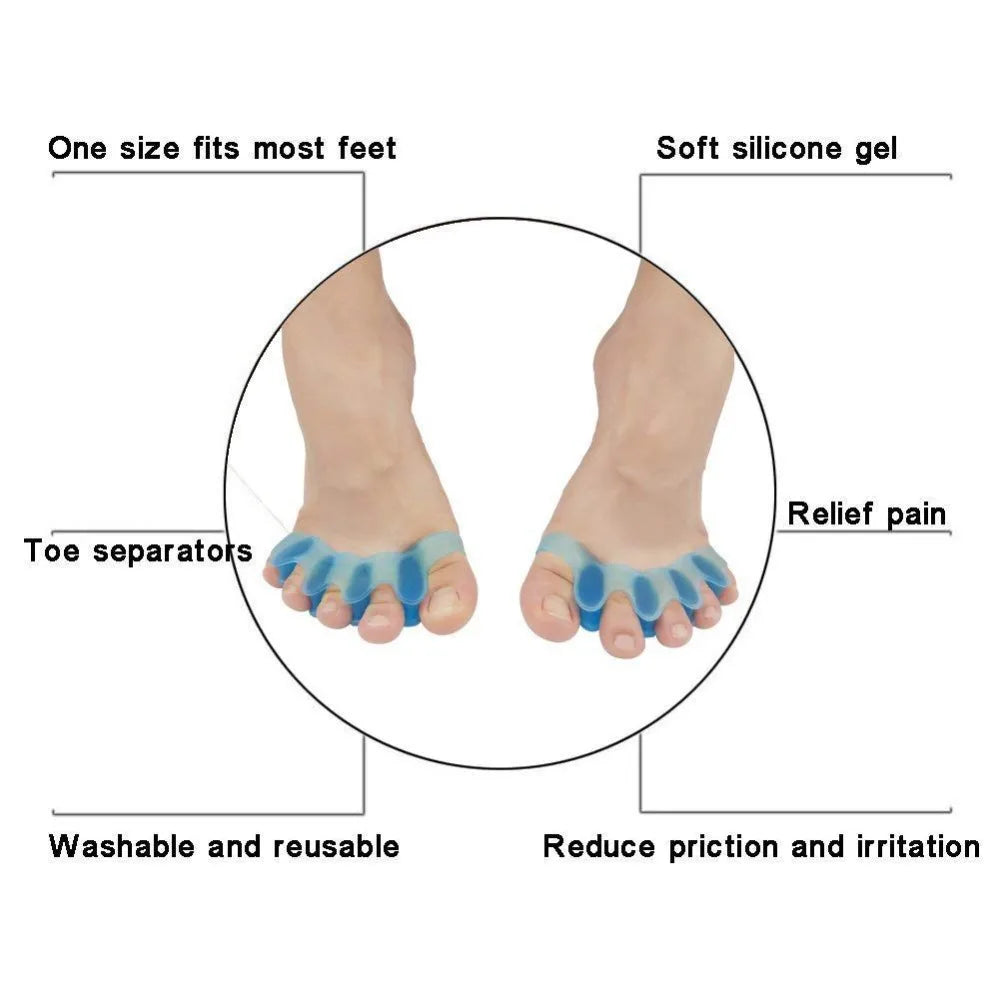 Gel Toe Separators & Bunion Correctors (2-Pack)