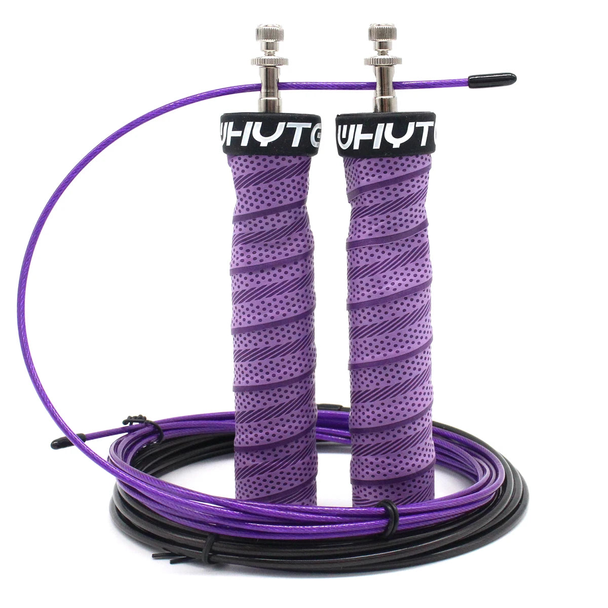 Pro Crossfit Jump Rope with Ball Bearings – Speed Skipping Rope for Training & Cardio
