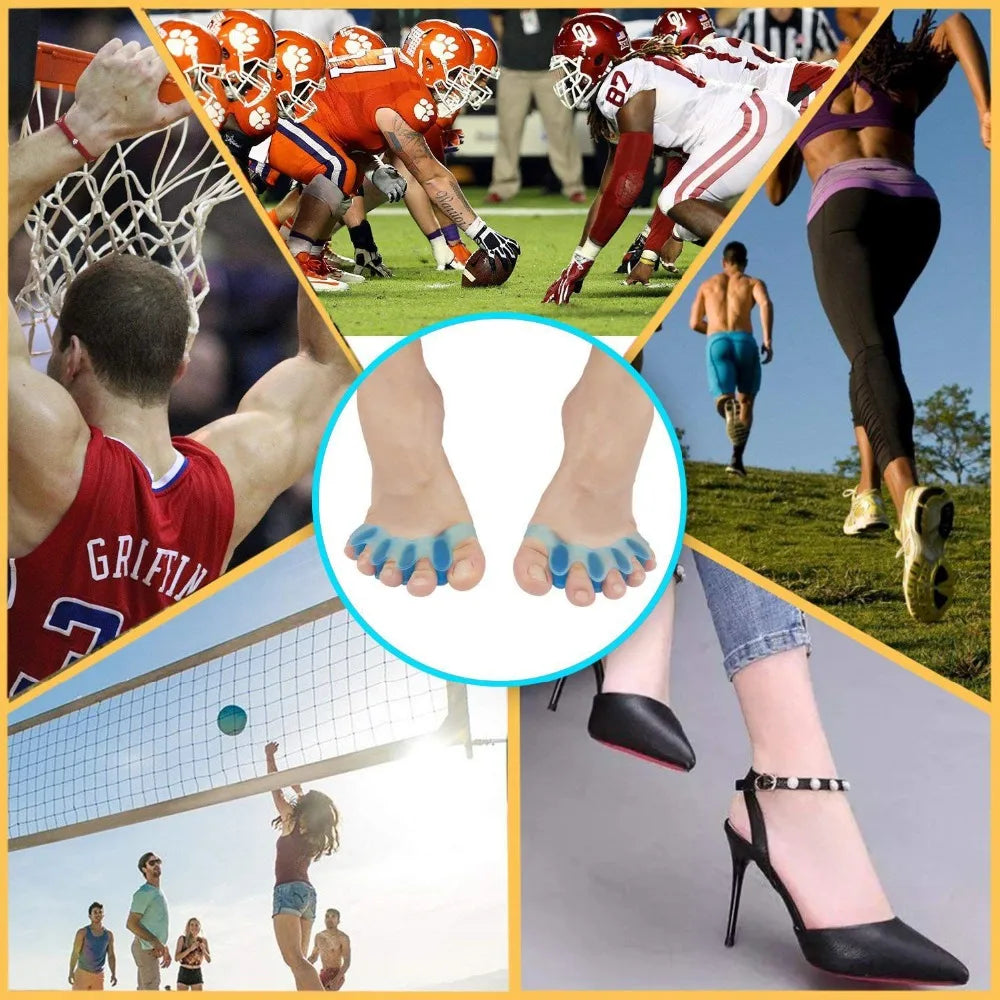 Gel Toe Separators & Bunion Correctors (2-Pack)