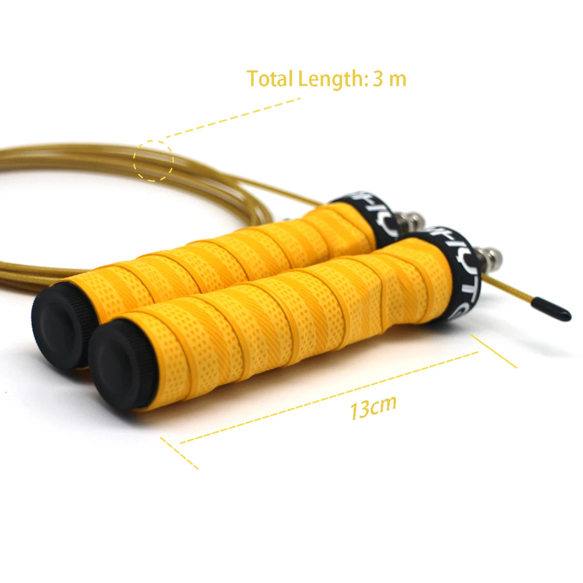 Pro Crossfit Jump Rope with Ball Bearings – Speed Skipping Rope for Training & Cardio