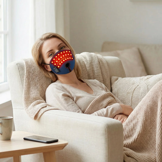 Red Light Heated Nasal Massager for Sinus & Allergy Relief
