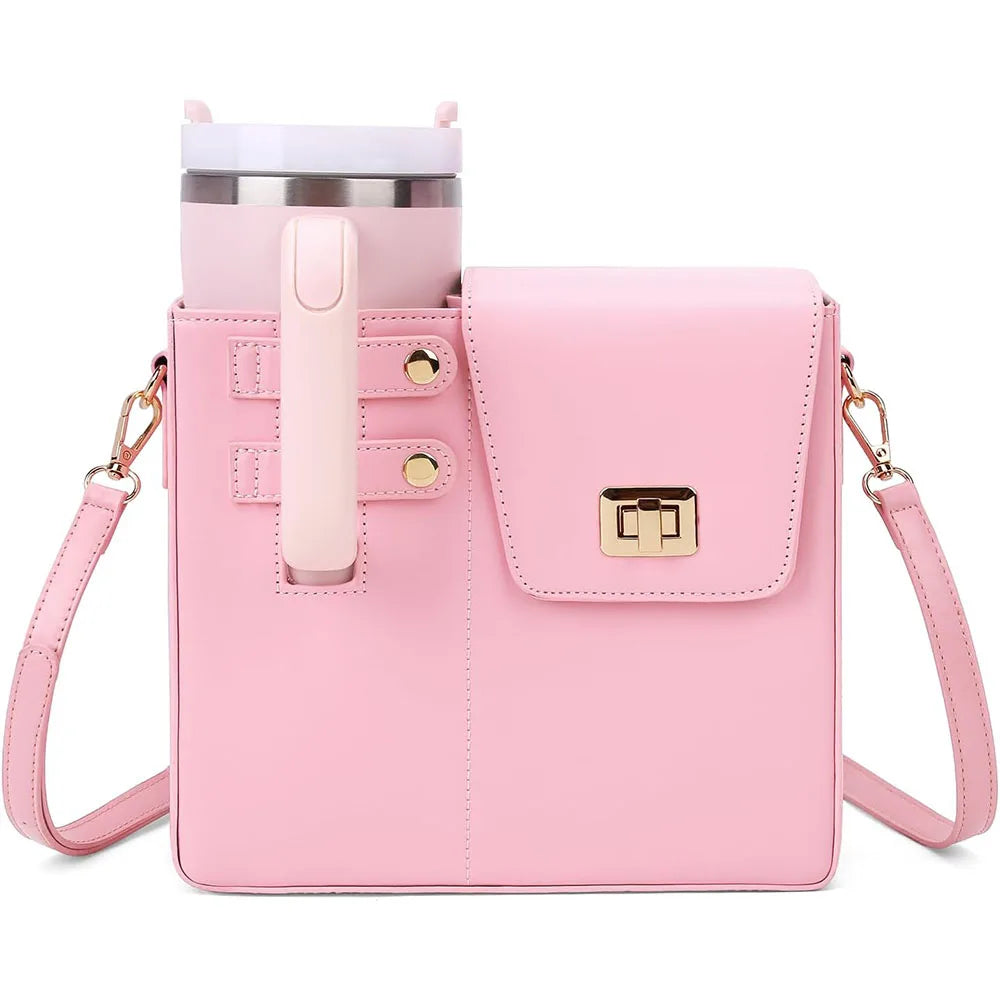 Crossbody Water Bottle Holder Bag