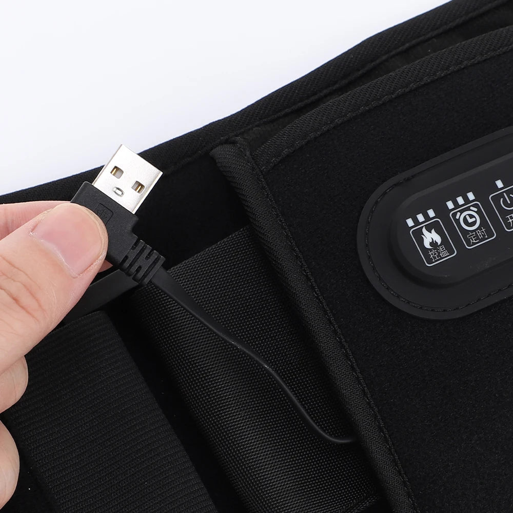 Heating Vibration Lower Back Massager Belt
