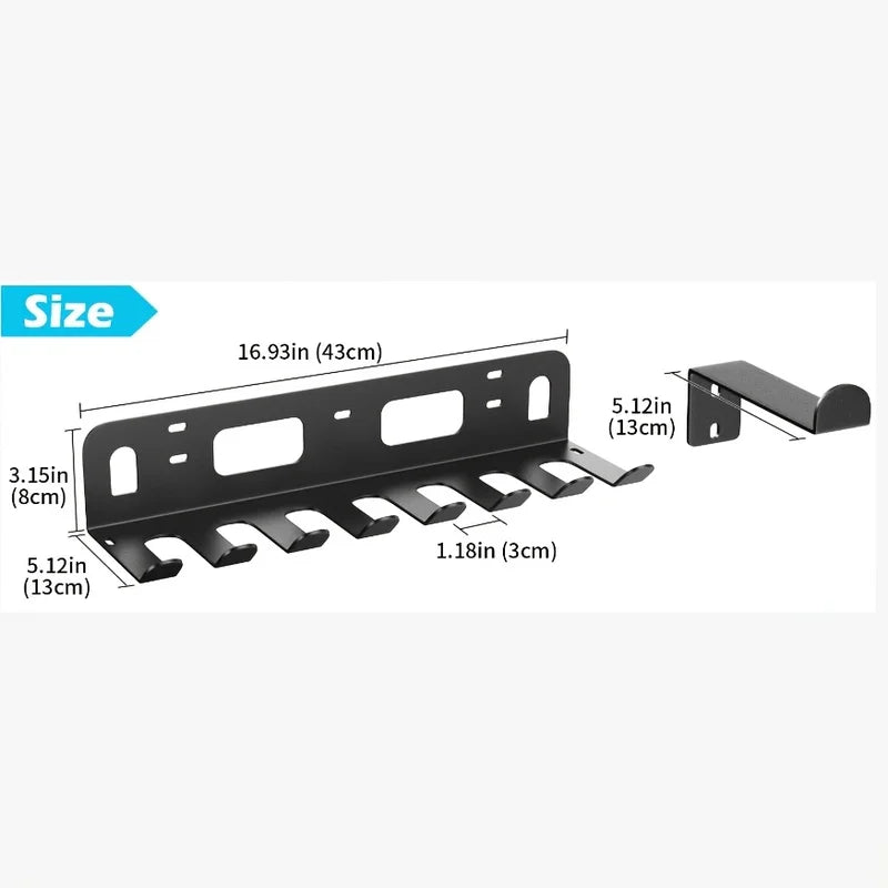 Home Gym Organizer Rack for Yoga Mats & Resistance Bands