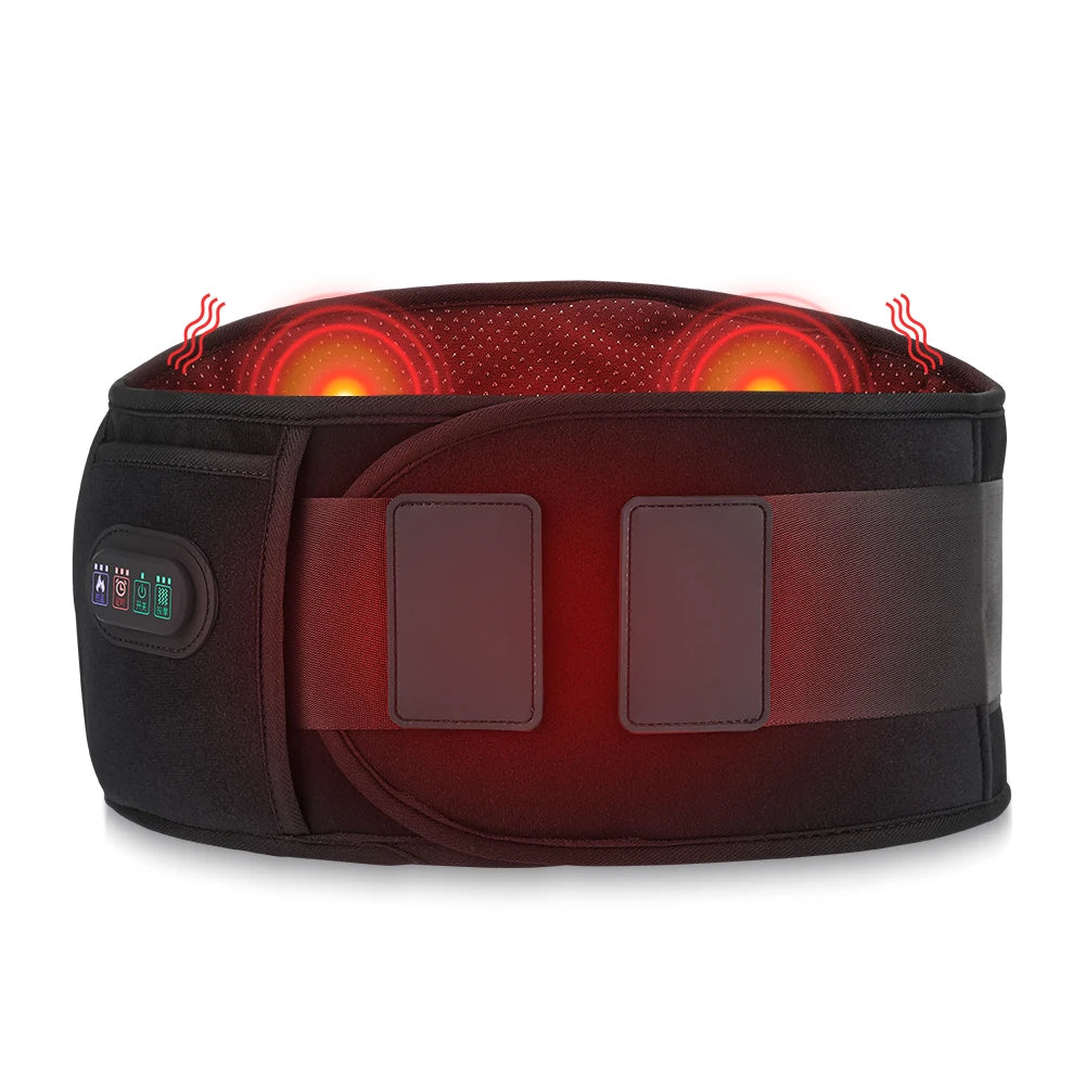 Heating Vibration Lower Back Massager Belt