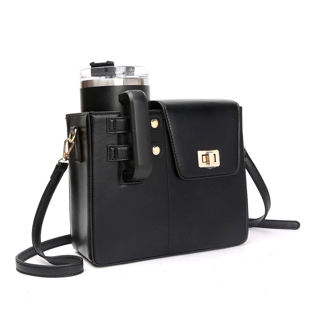 Crossbody Water Bottle Holder Bag