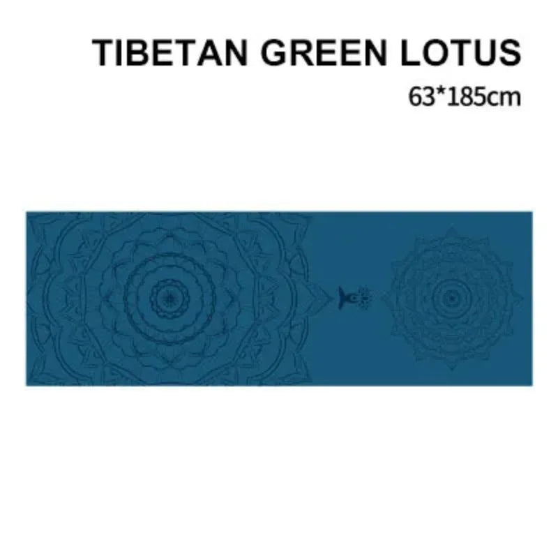 Non-Toxic Printed Yoga Mat Towel | Sweat-Absorbent & Non-Slip