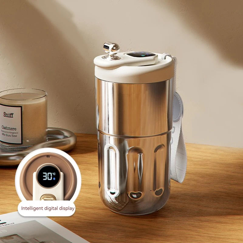 Smart Temperature Display Travel Tumbler – 15 oz