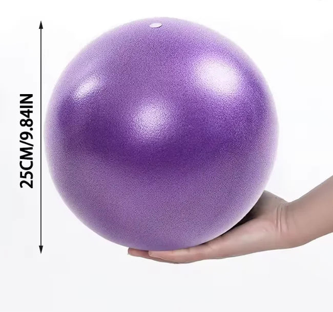 Mini Yoga Ball – 25cm Exercise Ball for Pilates, Core Training & Balance