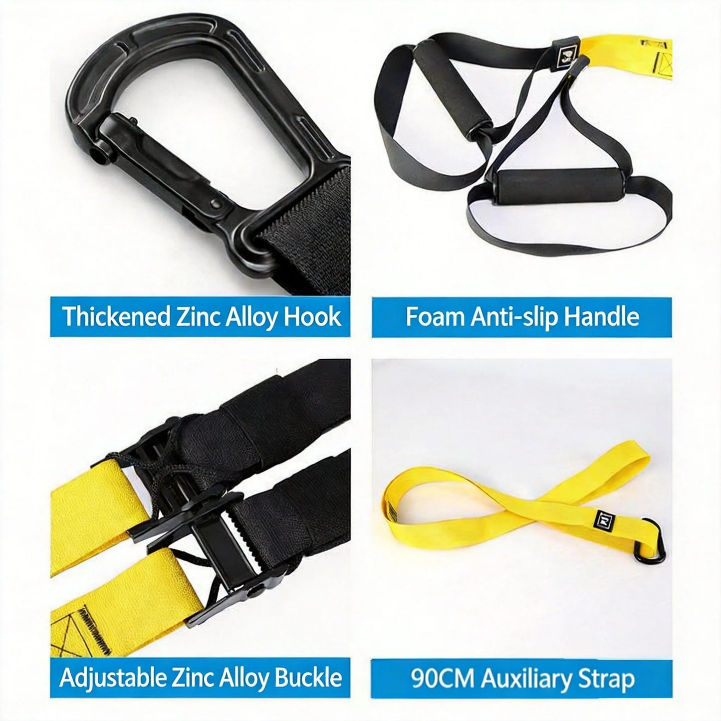 Suspension Training Strap – Adjustable TRX-Style Trainer for Home & Gym Workouts