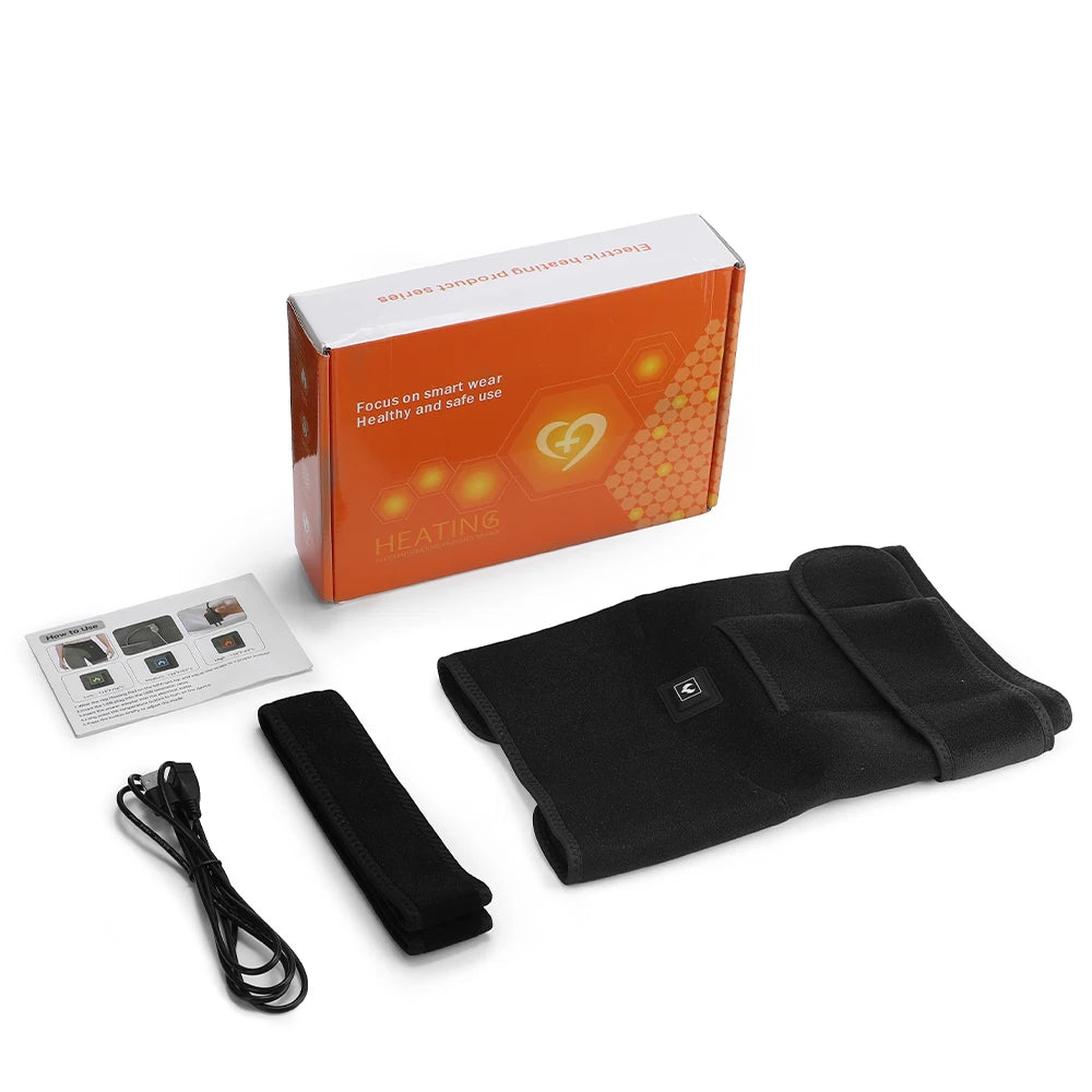 Infrared Heated Hip & Thigh Support Brace with 660nm Red Light