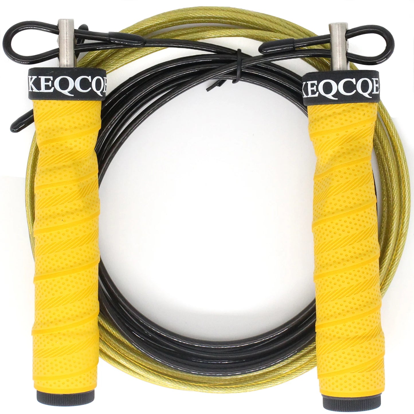 Pro Crossfit Jump Rope with Ball Bearings – Speed Skipping Rope for Training & Cardio