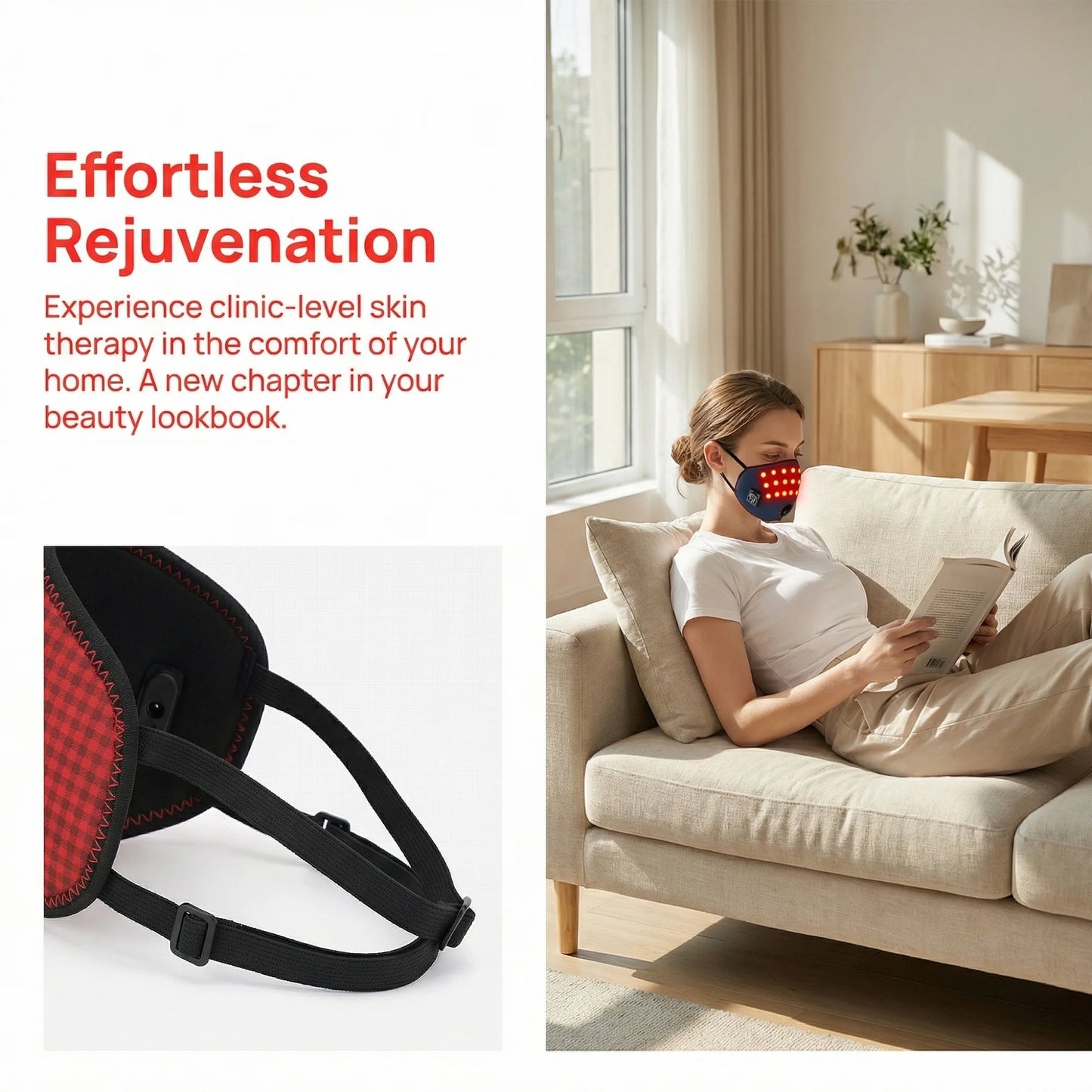 Red Light Heated Nasal Massager for Sinus & Allergy Relief