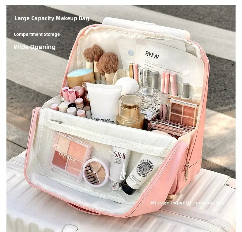 Waterproof Travel Makeup Bag – Large Capacity Organizer