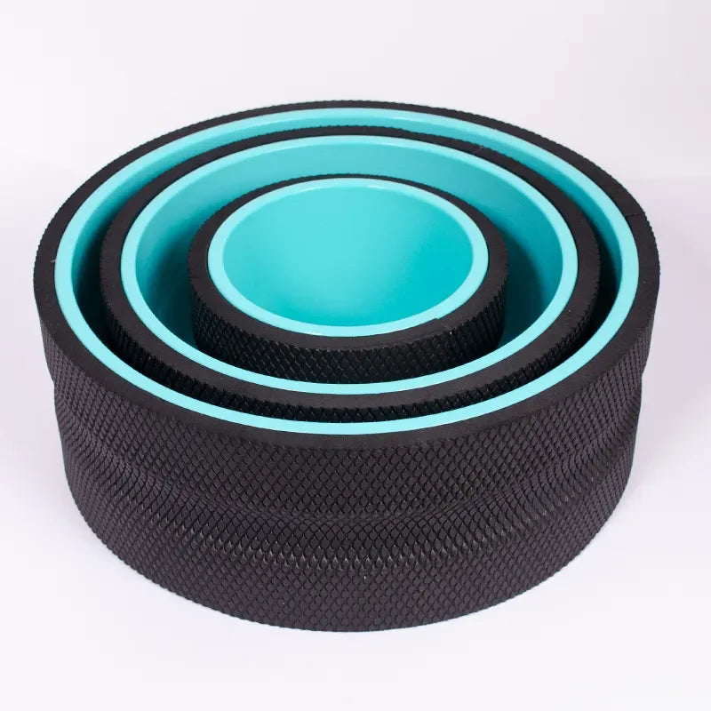 EVA Yoga Wheel & Foam Roller Full Set for Back Pain Relief