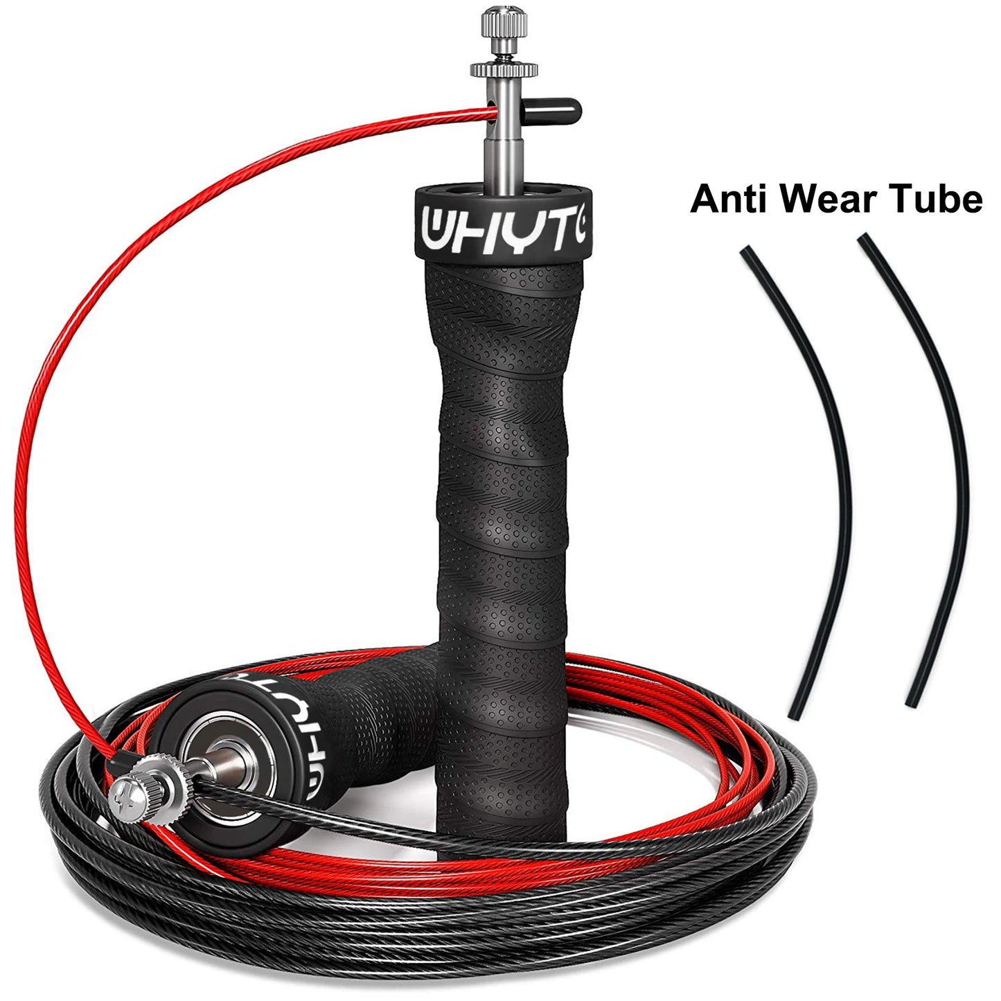 Pro Crossfit Jump Rope with Ball Bearings – Speed Skipping Rope for Training & Cardio