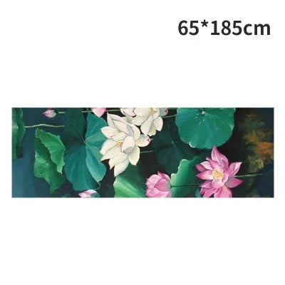 Non-Toxic Printed Yoga Mat Towel | Sweat-Absorbent & Non-Slip