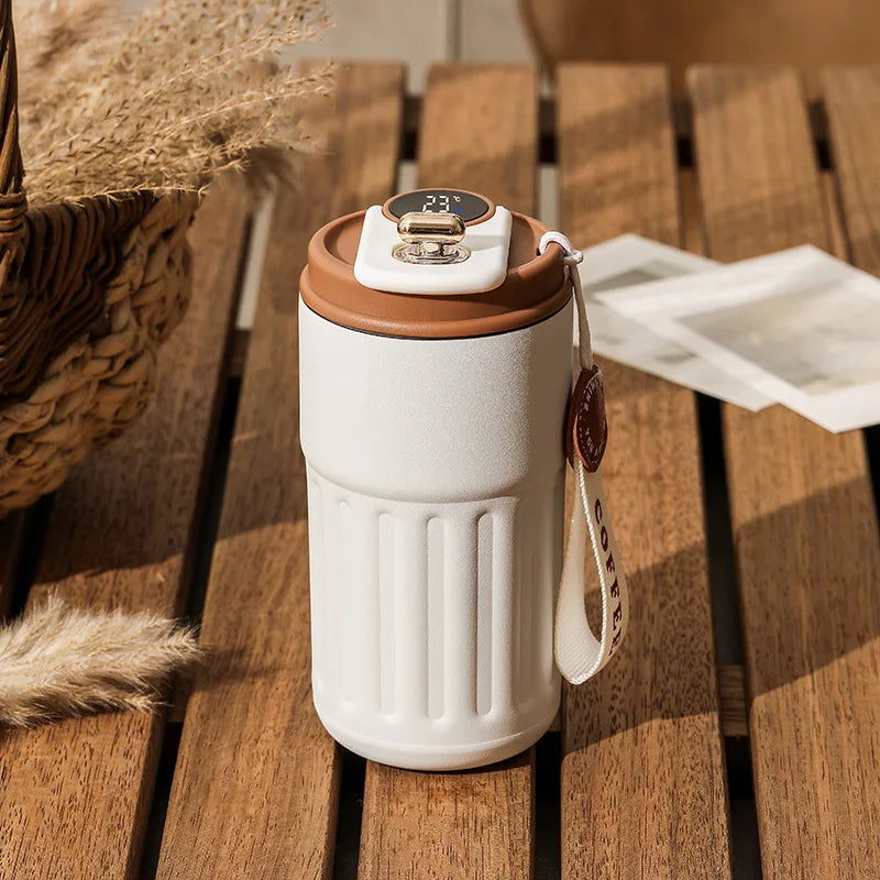 Smart Temperature Display Travel Tumbler – 15 oz