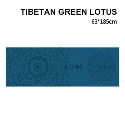 Non-Toxic Printed Yoga Mat Towel | Sweat-Absorbent & Non-Slip