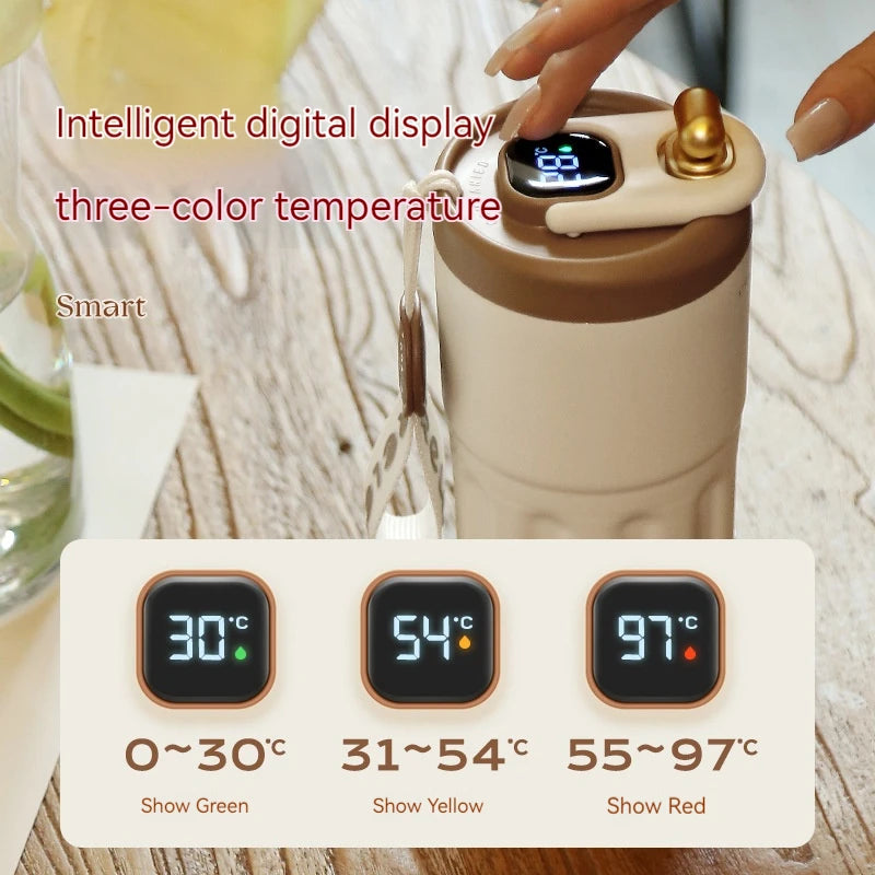 Smart Temperature Display Travel Tumbler – 15 oz