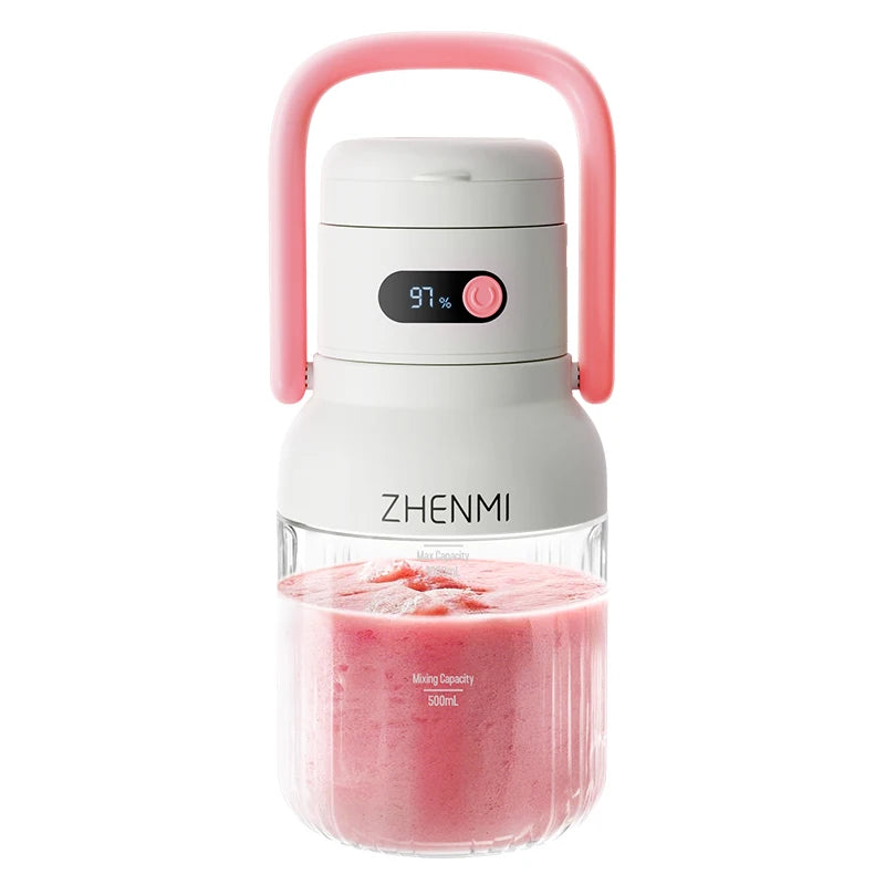 Holidays and Birthdays BPA-Free Cordless Rechargeable Blender Easy to Clean Portable - Handle for easy of carrying; Multiple Colors available
