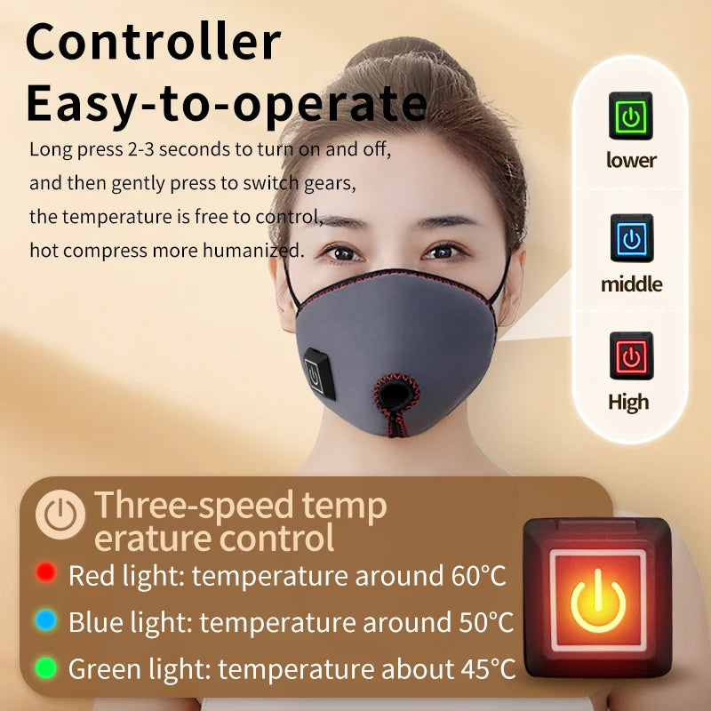 Red Light Heated Nasal Massager for Sinus & Allergy Relief