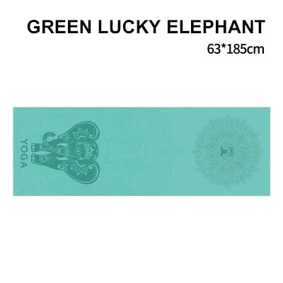 Non-Toxic Printed Yoga Mat Towel | Sweat-Absorbent & Non-Slip