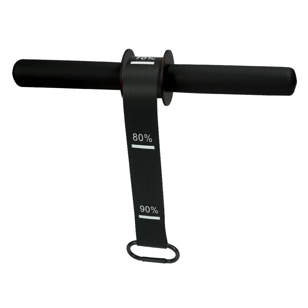 Wrist Roller Forearm Strength Trainer and Home gym 'barbell substitute' – Non-Slip Handle & Adjustable Belt