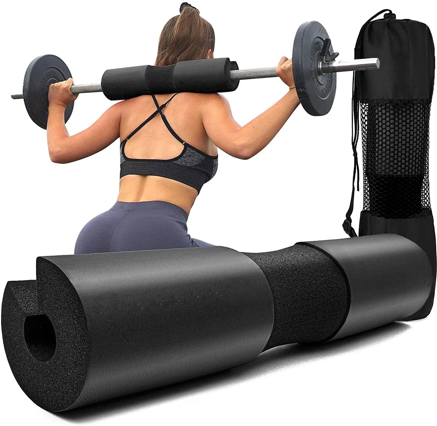 Barbell Squat Pad – Thickened Non-Slip Neck & Shoulder Support for Squats & Hip Thrusts