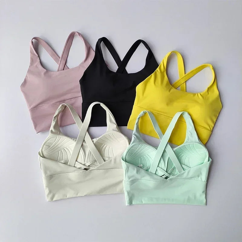 High-Impact Sports Bra – Shockproof Support for Running, Yoga & Fitness