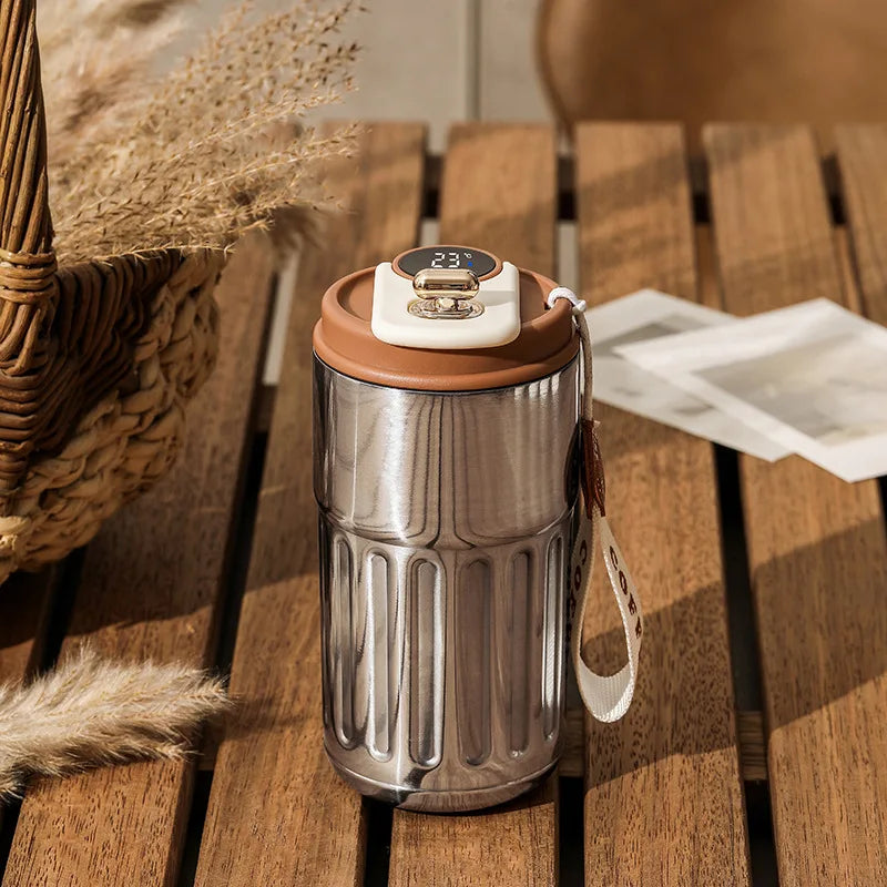 Smart Temperature Display Travel Tumbler – 15 oz