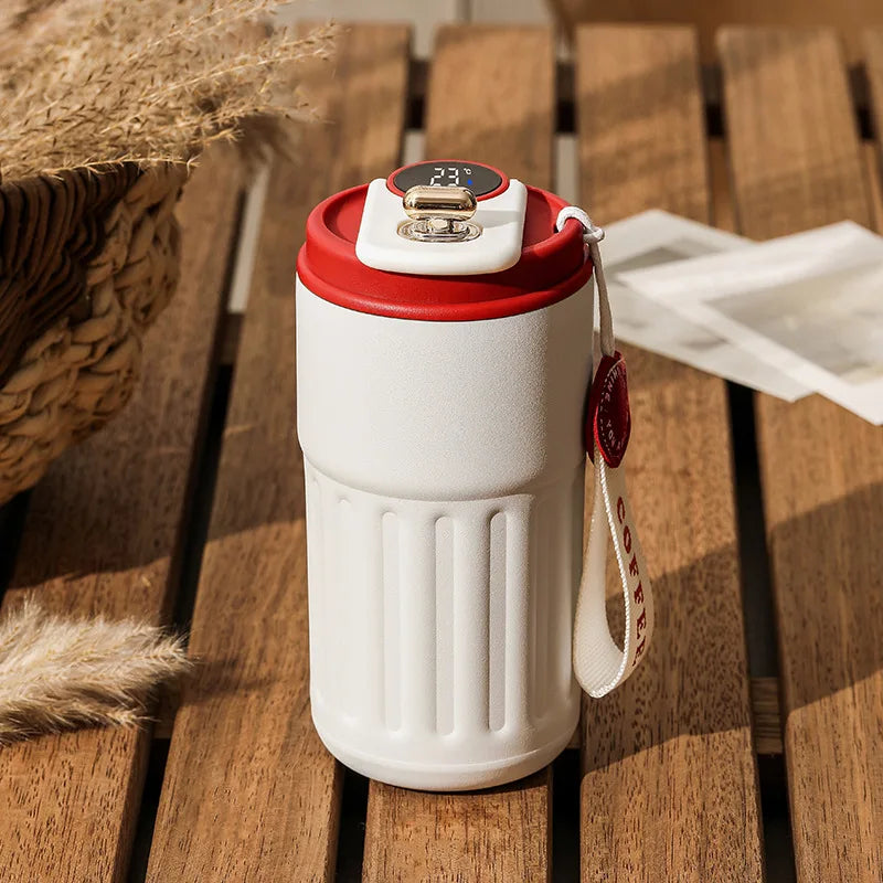 Smart Temperature Display Travel Tumbler – 15 oz