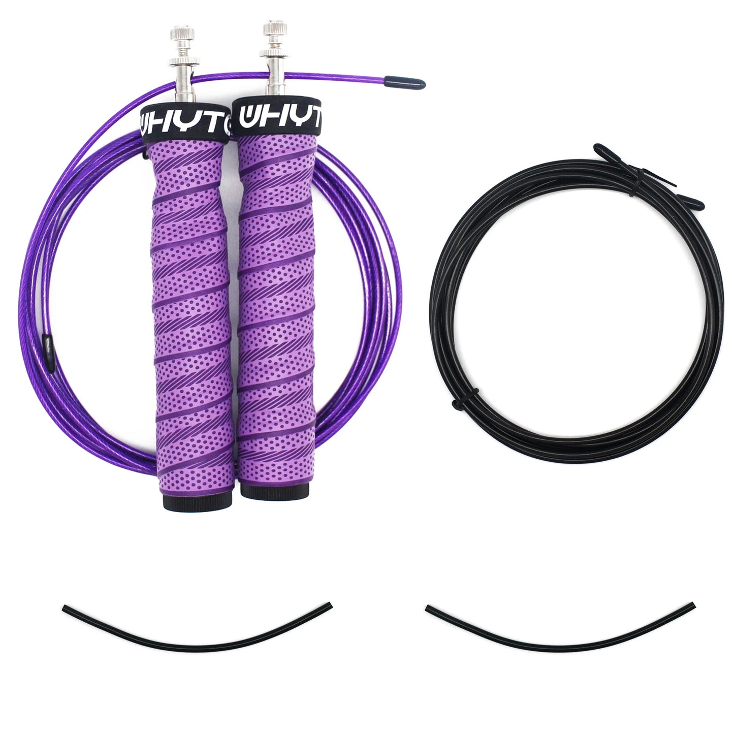 Pro Crossfit Jump Rope with Ball Bearings – Speed Skipping Rope for Training & Cardio