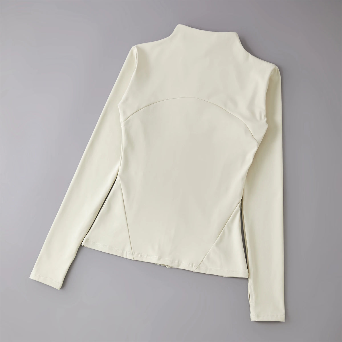 Women’s Zip-Up Workout Jacket – Long Sleeve