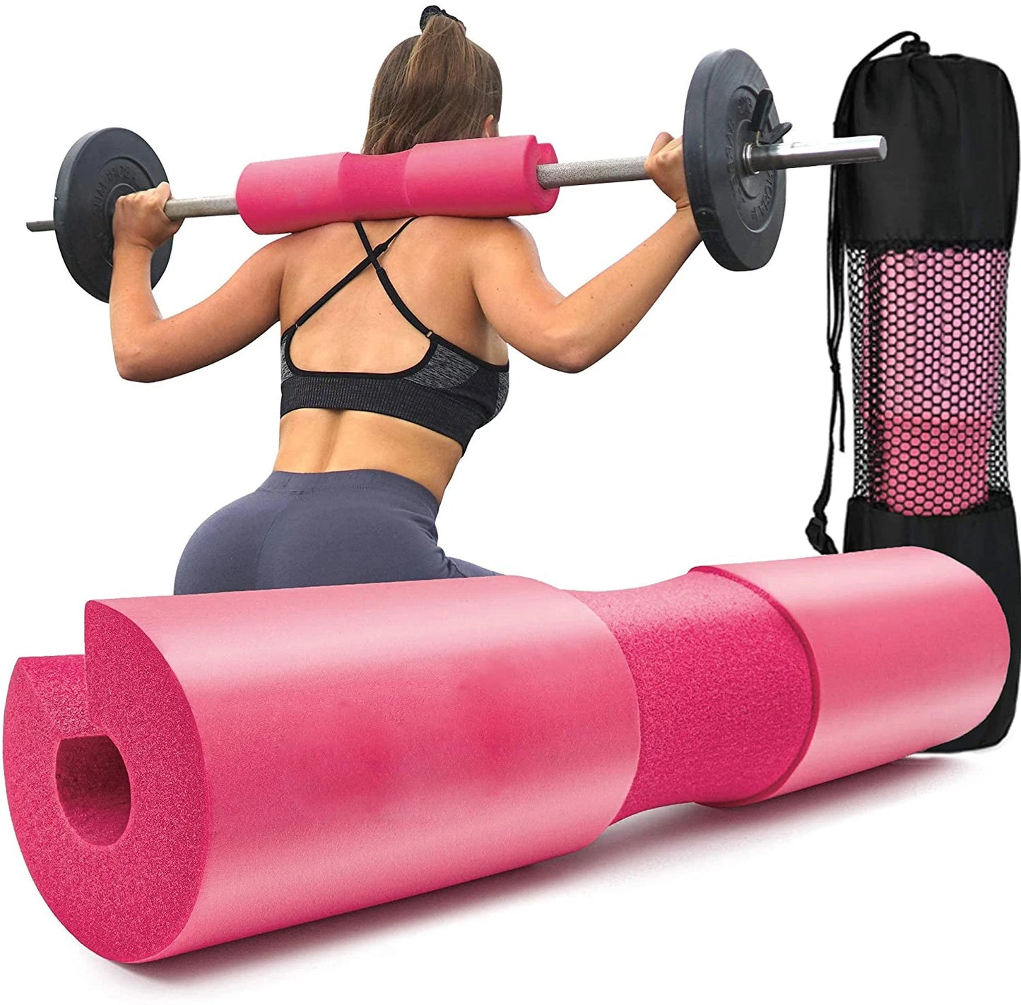 Barbell Squat Pad – Thickened Non-Slip Neck & Shoulder Support for Squats & Hip Thrusts