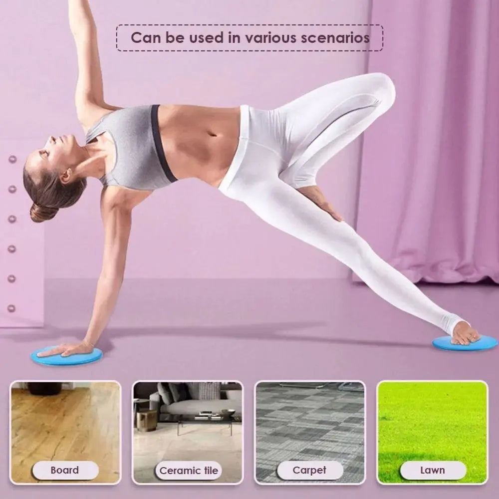 Fitness Core Sliders – Gliding Discs for Ab Training, Yoga & Full-Body Workouts