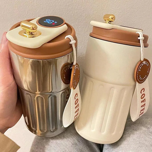 Smart Temperature Display Travel Tumbler – 15 oz
