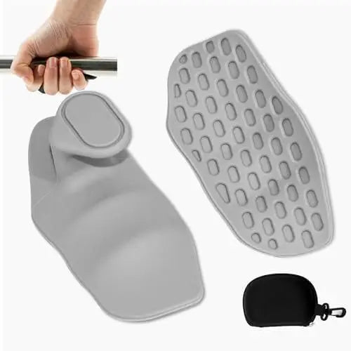 Silicone Palm Grips for Weightlifting – Non-Slip Gym Hand Grips for Barbells & Dumbbells