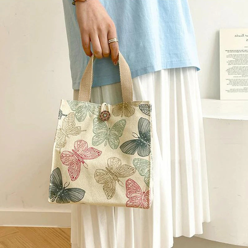 Large Capacity Bento Lunch Bag — Insulated Handbag Style
