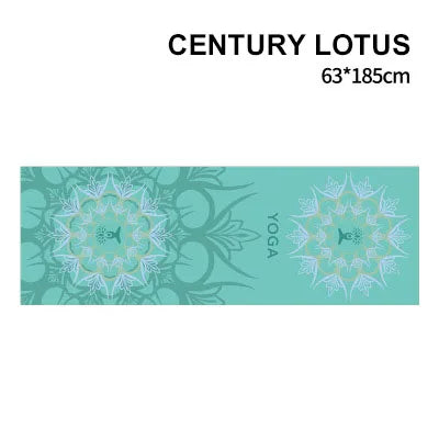 Non-Toxic Printed Yoga Mat Towel | Sweat-Absorbent & Non-Slip