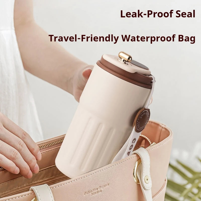 Smart Temperature Display Travel Tumbler – 15 oz