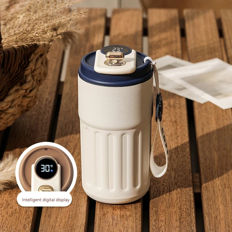 Smart Temperature Display Travel Tumbler – 15 oz