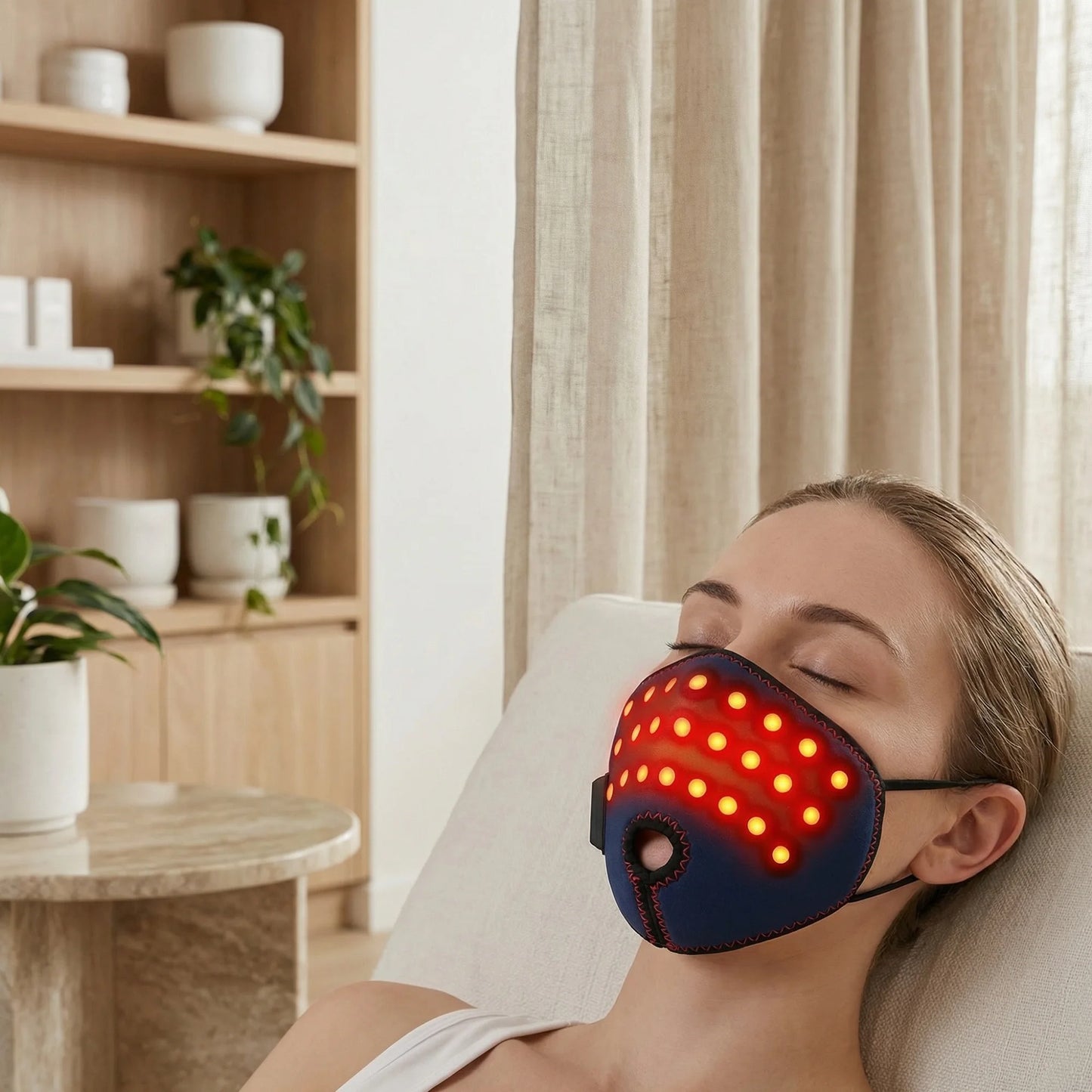 Red Light Heated Nasal Massager for Sinus & Allergy Relief