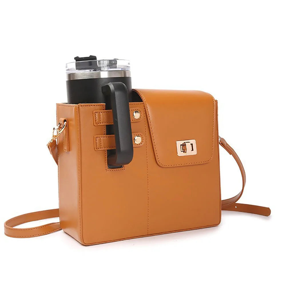 Crossbody Water Bottle Holder Bag
