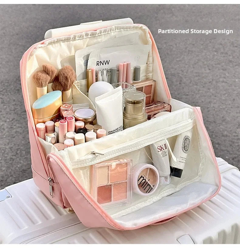 Waterproof Travel Makeup Bag – Large Capacity Organizer