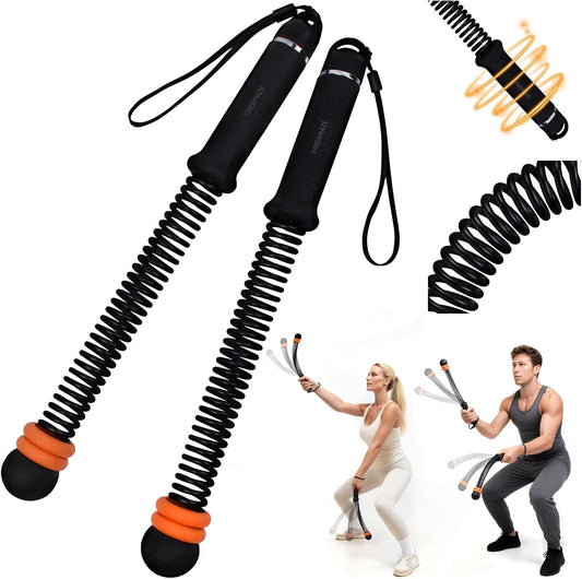 Ropeless Battle Ropes – Adjustable Resistance Cordless Training Ropes for Home HIIT Workouts